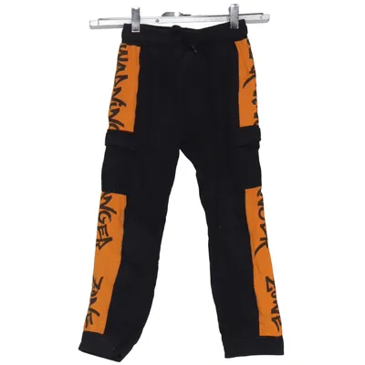 Cargohose (Schwarz, Orange) von Kids Up