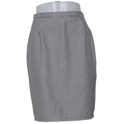 Skirt (Black, White) from No 1 Collection Polyester, Viscose