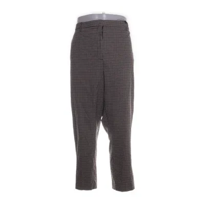 Broek (Bruin, Wit) van Mango Katoen, Elastaan, Polyester, Viscose