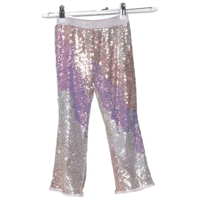 Broek (Meerkleurig, Lila) van H&M Elastaan, Polyester