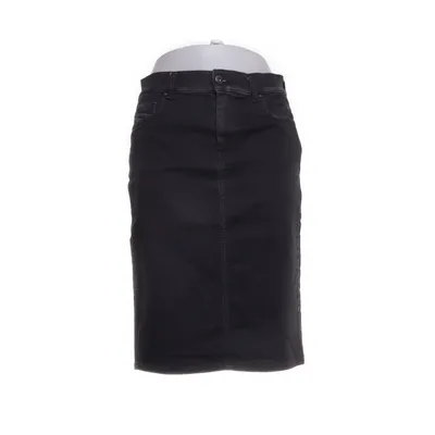 Jeansnederdel (Sort) fra Diesel Polyester, Elastan, Bomuld