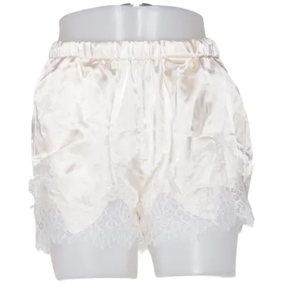 Short de pyjama (Beige) de Poeselle Élasthane, Polyester