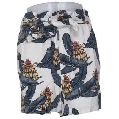 Korte broek (Wit, Blauw, Geel) van Desmond & Dempsey x H&M Katoen, Linnen, Viscose
