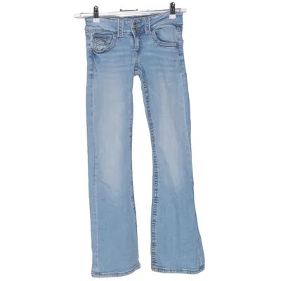 Spijkerbroek (Blauw) van Gina Tricot Katoen, Elastaan