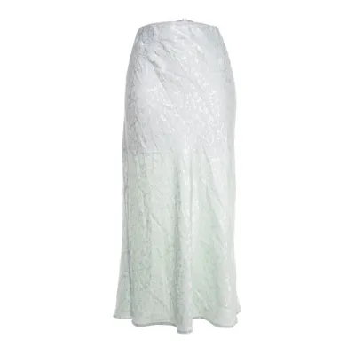 Långkjol (Turkos) från Bik Bok Elastan, Polyester