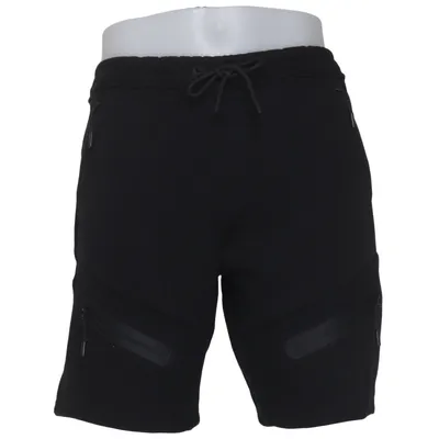 Sweat shorts (Black) from Tenth Cotton, Elastane, Polyester