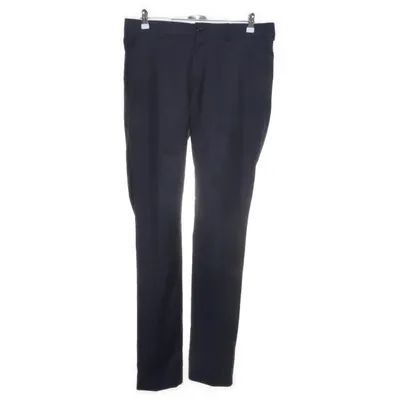 Kostuumbroek (Blauw) van Tiger of Sweden Wol, Viscose