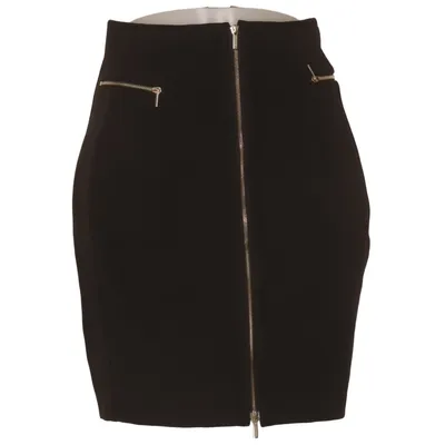 Jupe (Noir) de Atos Lombardini Coton, Élasthane, Polyamide