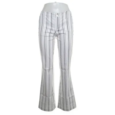 Broek (Wit, Zwart) van Bamboo Katoen, Elastaan, Polyester