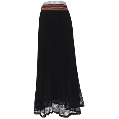 Maxi skirt (Black) from Oxygene Polyester