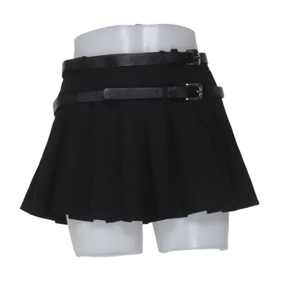 Nederdel (Sort) fra A-DSGN Elastan, Polyester, Viscose