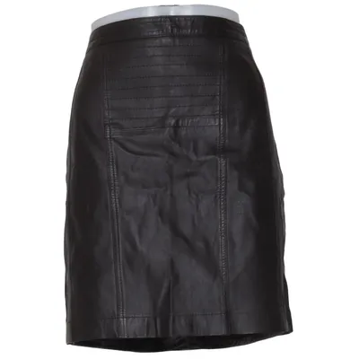 Leather skirt (Black) from Oui Collection Leather, Polyester
