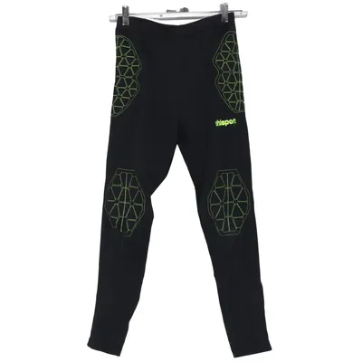 Goalkeeper pants (Black, Green) from Uhlsport Polyester