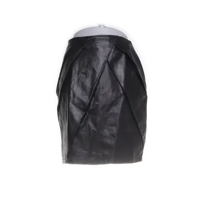 Leren rok (Zwart) van Oasis Leer, Polyester, Suède