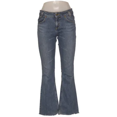 Jeans (Blå) från Lee Bomull, Elastan