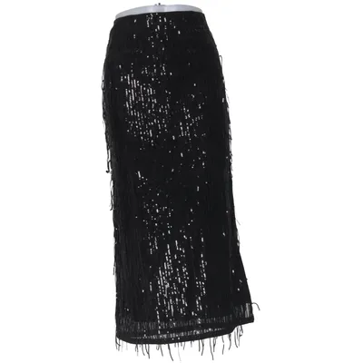 Maxi skirt (Black) from Lindex Elastane, Polyester