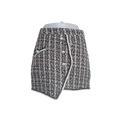 Rok (Zwart, Bruin, Wit) van Shein Polyester