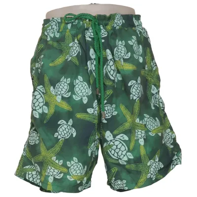 Swim shorts (Green, Multicolored) from Vilebrequin Cotton, Polyamide, Polyester