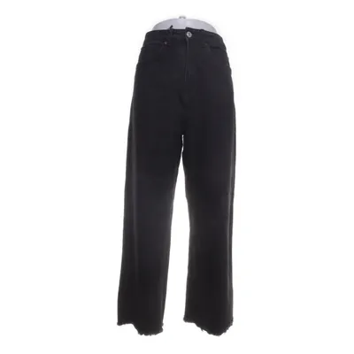 Jeans (Svart) från Wide Leg Bomull, Elastan