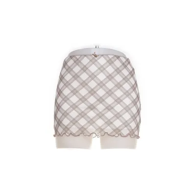 Skirt (White, Beige) from Divided by H&M Elastane, Polyester