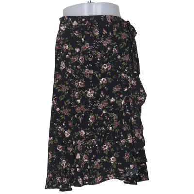 Wrap skirt (Black, Multicolored) from Three Sixty Five Polyester
