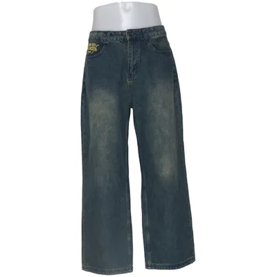 Spijkerbroek (Blauw) van Ed Hardy x Urban Outfitters Katoen