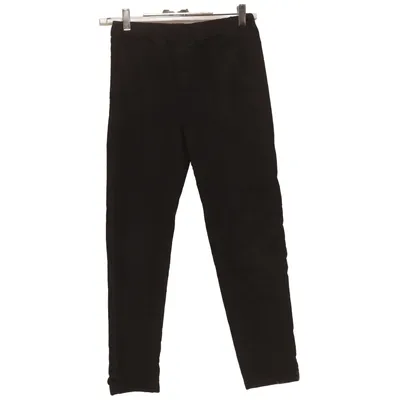 Broek (Zwart) van Uniqlo Kids Katoen, Elastaan, Polyester