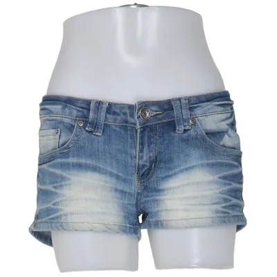 Denim shorts (Blauw) van Monday Jeans Katoen, Elastaan, Polyester