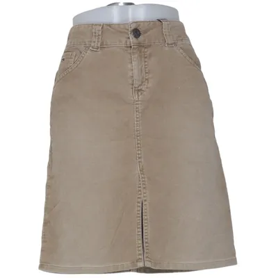 Rok (Bruin) van Tommy Hilfiger Denim Katoen, Elastaan