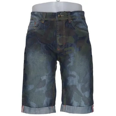 Denim shorts (Blue, Green, Multicolored) from Mauro Ferrini Cotton, Polyester