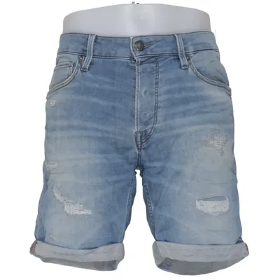Short en jean (Bleu) de Jack & Jones Jeans Intelligence Coton, Élasthane, Polyester