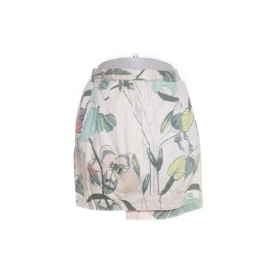 Wikkelrok (Beige, Meerkleurig) van H&M Conscious Collection Organisch katoen, Elastaan