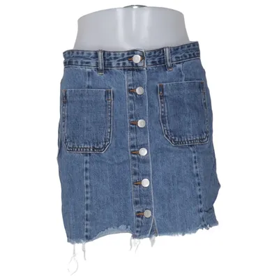 Jeansnederdel (Blå) fra Denim Glassons Bomuld