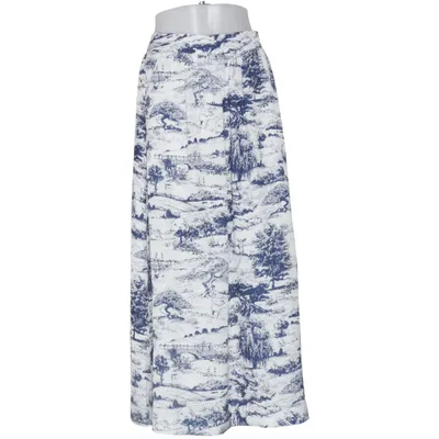 Maxi skirt (White, Blue) from STOCKH LM Elastane, Polyester