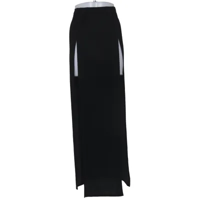Maxirock (Schwarz) von Boohoo Night Elasthan, Polyester