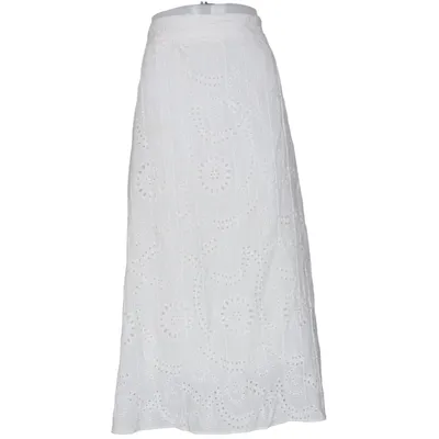 Kjol (Vit) från Zara Bomull, Polyester