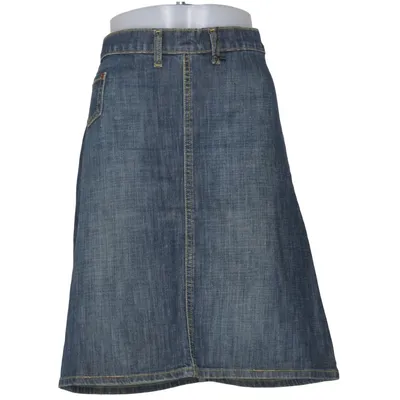 Spijkerrok (Blauw) van Att. Katoen, Elastaan
