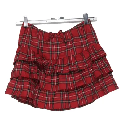 Nederdel (Rød, Flerfarvet) fra H&M Elastan, Polyester