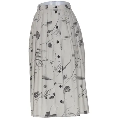 Kjol (Beige, Svart) från Lindbergs Bomull, Polyester, Viskos