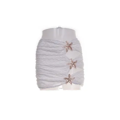 Strandkjol (Vit) Elastan, Polyester