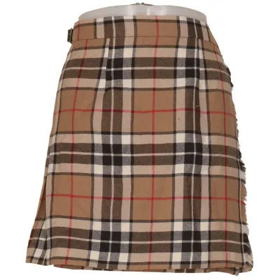 Wrap skirt (Beige, Black, Red) from James Pringle Weavers Leather, Wool