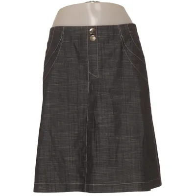 Denim skirt (Gray) from Karen Cotton, Polyamide