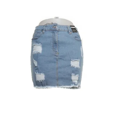 Jeanskjol (Blå) från Parisian Bomull, Elastan