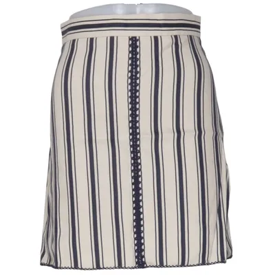 Jupe (Beige, Bleu) de Mauro Grifoni Coton, Lin