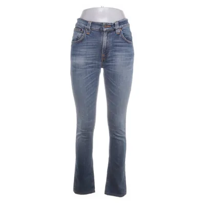 Spijkerbroek (Blauw) van Nudie Jeans Organisch katoen, Elastaan