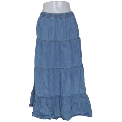 Maxi skirt (Blue) from Next Petite Cotton, Linen