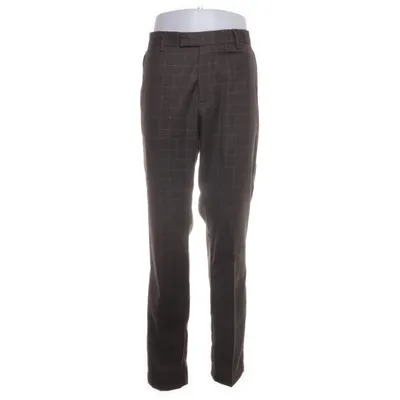 Suit pants (Brown, Multicolored) from John Henric Cotton, Polyester, Wool