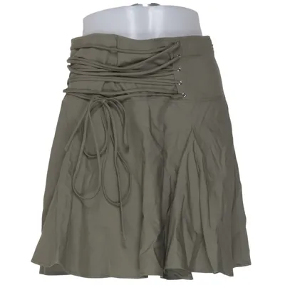 Skirt (Green) from Weekday Cotton, Linen, Viscose