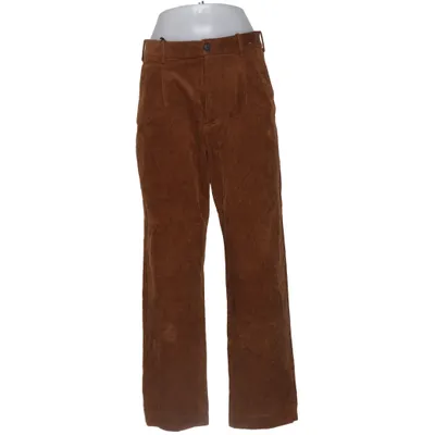 Corduroy pants (Brown) from Uniqlo Cotton, Elastane, Polyester