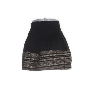 Skirt (Black, Multicolored) from Lulu Elastane, Polyester